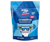 +Mu Creatina Monohidratada 100% Pura s/Sabor – Refil 500g na Amazon