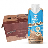 +Mu Mulkshake Bebida Proteica Láctea UHT Sabor Cappuccino - Pack 12 Unidades na Amazon