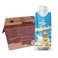 +Mu Mulkshake Bebida Proteica Sabor Baunilha - Pack 12 Unidades 250 ML na Amazon
