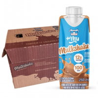+Mu Mulkshake Bebida Proteica Sabor Coco Com Caramelo - Pack 12 Unidades 250 ML na Amazon