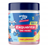 +Mu Pré Treino Exquenta Sabor Pink Lemonade - 300g na Amazon