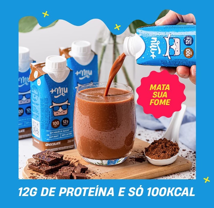 +Mu Pronto Bebida Láctea Uht Chocolate 250Ml, Mais Mu, 250Ml na Amazon