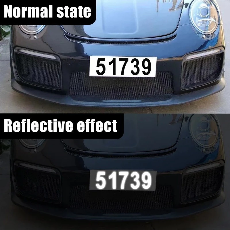 0-9 Adesivo Reflexivo De Número De Carro-Adesivos Refletivos Caixa De Correio Reflexivos-De Etiqueta Digital Placas Vini na Shopee