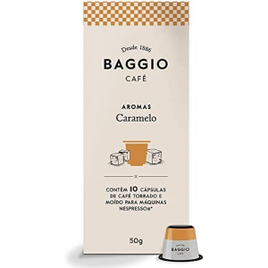 10 Caixas de Cápsulas de Café Baggio Aroma Caramelo Torradas Compatível com Nespresso - 10 Cápsulas na Amazon