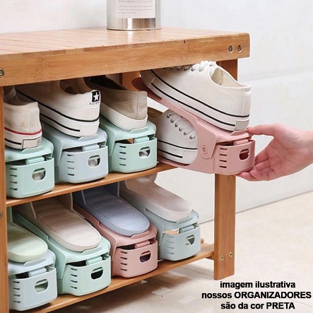 10 Organizadores de sapatos para Armários Clousets e estante na Shopee