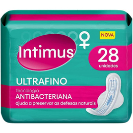 10 Pacotes Absorvente Externo Intimus Antibac Comabas 28 Unidades (Total 280) na Amazon
