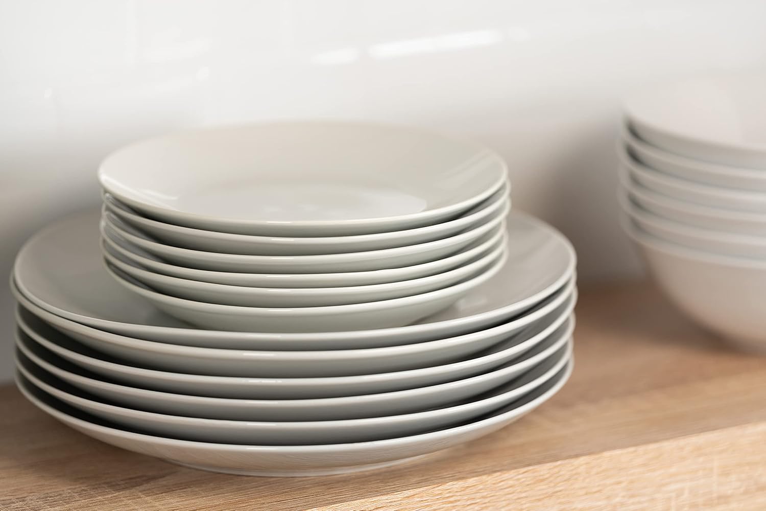 10 Strawberry Street Prato de salada Simply White de 19 cm, conjunto de 6 na Amazon