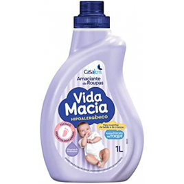 10 Unidades Amaciante Vida Macia Glicerina & Amêndoas Casa Km 1L na Amazon