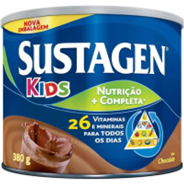 10 Unidades Complemento Alimentar Sustagen Kids Chocolate Lata 380g na Amazon