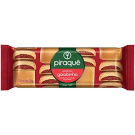 10 Unidades de Biscoito Roladinho Recheio Goiabinha Piraquê Pacote 25g na Amazon