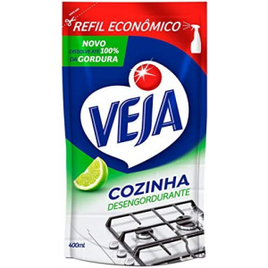 10 Unidades Desengordurante Veja Cozinha Limão 400ml Refil Econômico na Amazon