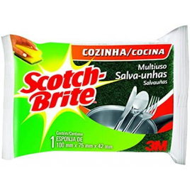 10 Unidades Esponja Multiuso Salva-Unhas Scotch-Brite na Amazon