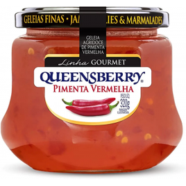 10 Unidades Geleia Agridoce de Pimenta Vermelha Queensberry Gourmet 320g na Amazon