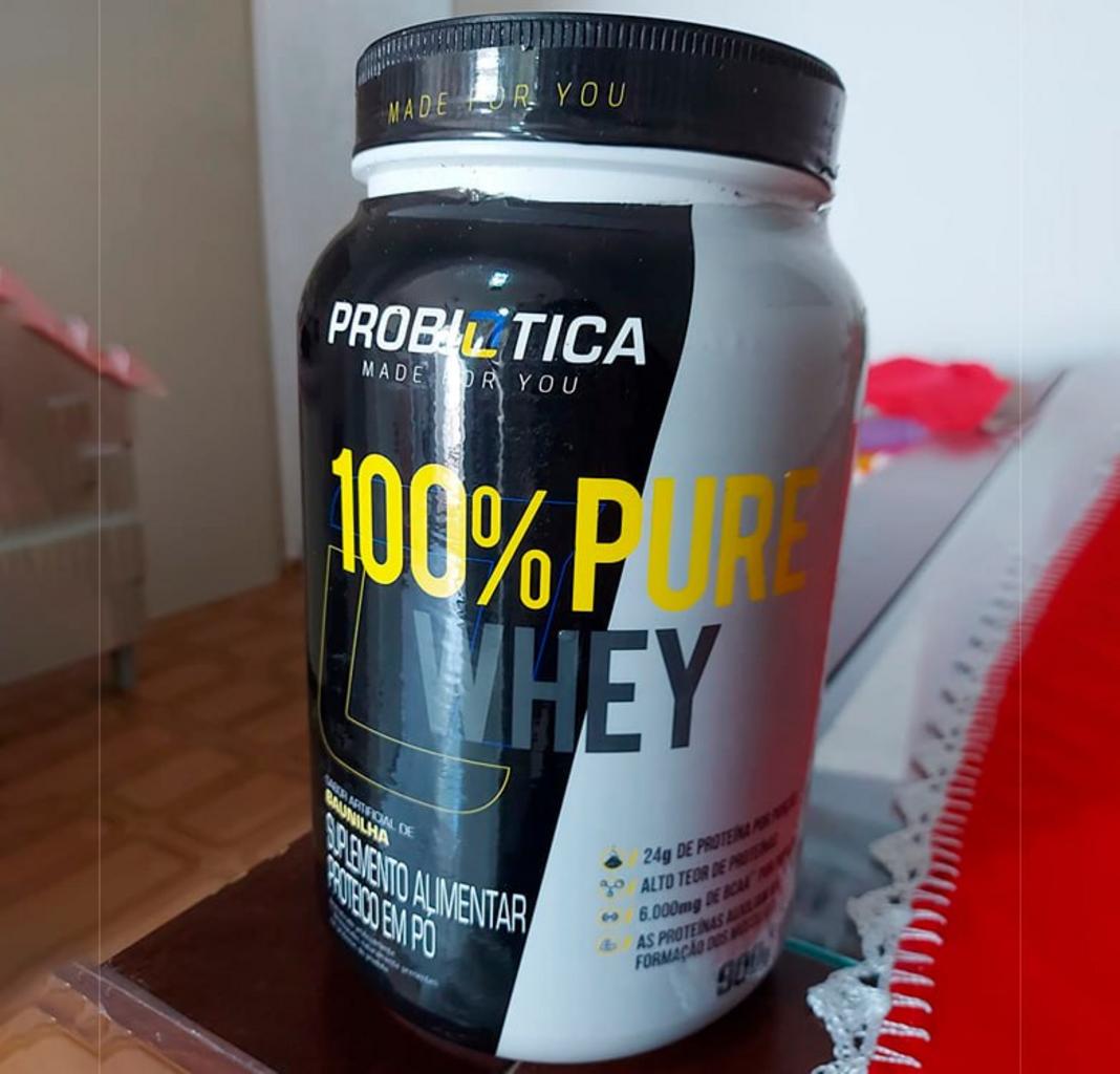 100% Pure Whey Nova Fórmula – 900g Baunilha – Probiótica na Amazon