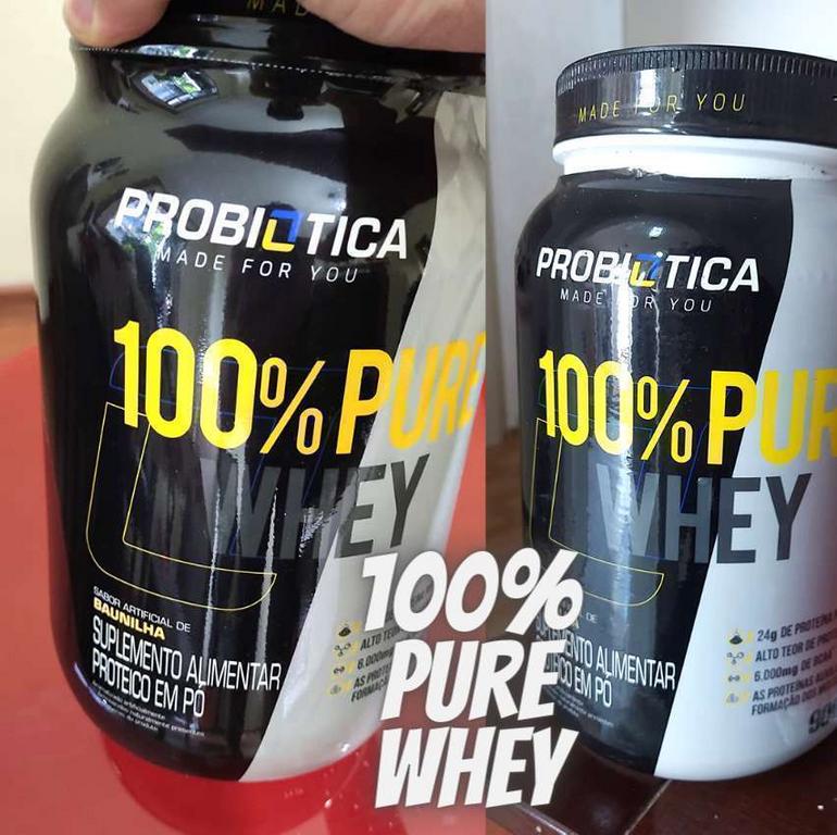 100% Pure Whey Nova Fórmula – 900g Chocolate – Probiótica na Amazon