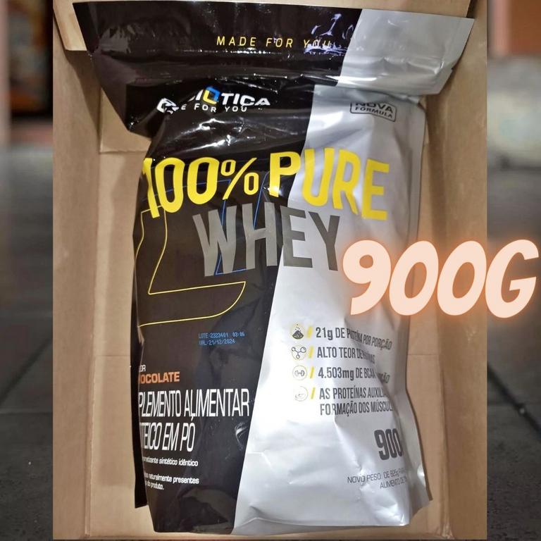 100% Pure Whey Nova Fórmula – 900g Refil Chocolate – Probiótica na Amazon