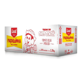 100 Unidades Paçoca Rolha Embalada Lual Chico Bento 15g Cada 1,5kg na Extra
