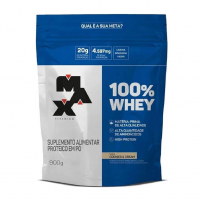 100% Whey Refil (900G) - Cookies And Cream - Max Titanium na Amazon