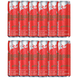 12 unidades Energético Red Bull Energy Drink Summer Edition Melancia 250ml na Casas Bahia