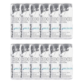 12 Unidades Energético Red Bull Summer Edition Sabor Coco e Açaí 250ml na Extra