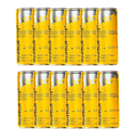 12 Unidades Energético Red Bull The Tropical Edition Sabor Frutas Tropicais com 250ml na Extra