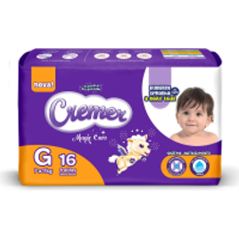 2 Pacotes Fralda Cremer Jumbinho Tam G - 16 Unidades  (Total 32 unidades) na Amazon
