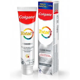 2 Unidades Creme Dental Colgate Total 12 Clean Mint 140g na Amazon