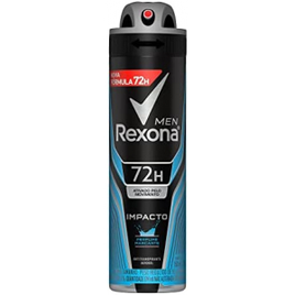2 Unidades Desodorante Antitranspirante Aerosol Masculino Rexona Impacto 72 horas 150ml na Amazon