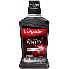 2 Unidades Enxaguante Bucal Colgate Luminous White Carvão 500ml na Amazon
