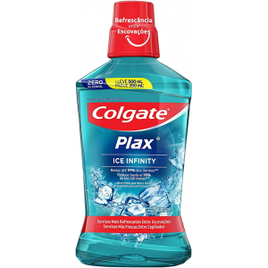 2 Unidades Enxaguante Bucal Colgate Plax Ice Infinity 500ml (Total 2 unidades) na Amazon