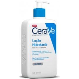 2 Unidades Loção Hidratante Sem Perfume Pele Seca e Extra Seca 473ml - Cerave na Amazon