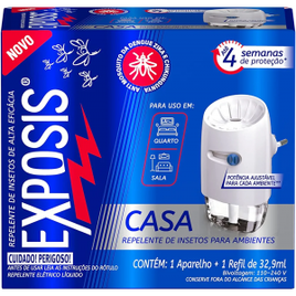 2 Unidades Repelente Exposis Aparelho e Refil 32,9ml na Amazon