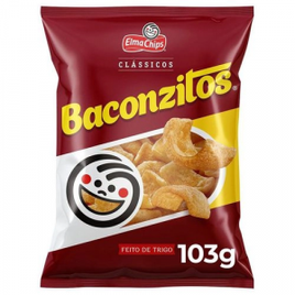 2 Unidades Salgadinho de Trigo Bacon Elma Chips Baconzitos - 103g na Americanas
