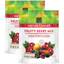 2 Unidades Snack Nature's Heart Fruity Berry Mix 65g na Drogaria Araujo