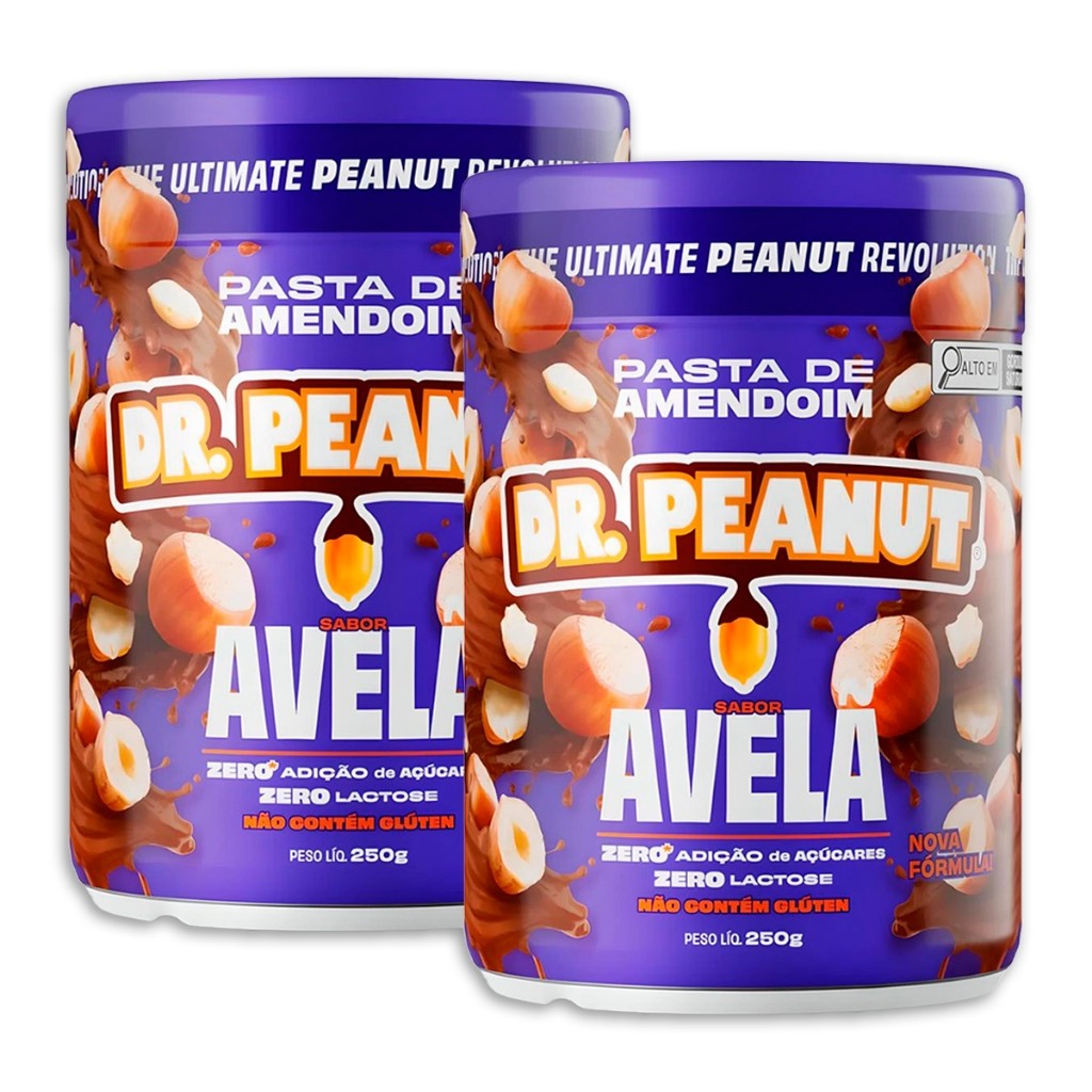 2 Unidades – Mini Pasta De Amendoim 250g – Dr. Peanut na Shopee
