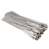 20 Peças De Abraçadeiras De Aço Inoxidável Para Embalagem De Escape, Organizador De Cabos De Metal Multiuso na Amazon