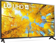 2022 Smart TV LG 43″ 4K UHD 43UQ7500 WiFi Bluetooth HDR ThinQAI compatível com Smart Magic Google Alexa na Amazon