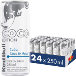 24 Unidades Energético Red Bull Energy Drink The Coco Edition - Coco e Açaí - 250ml na Amazon