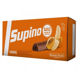 3 Caixas - Barra de Frutas Supino Light Banana e Chocolate ao Leite 28g - 3 Unidades Cada na Americanas