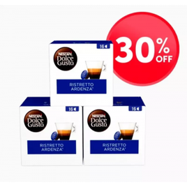 3 Caixas de Ristretto Ardenza Nescafe Dolce Gusto - 16 Capsulas Cada na Dolce Gusto