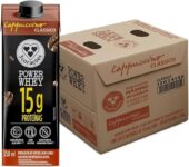3 Corações Bebida Láctea Cappuccino Power Whey Clássico 15g de Proteína com Cafeína 250ml – 12 unidades na Amazon