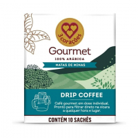 3 Corações Café Drip Coffee Gourmet Matas De Minas - Contém 10 Unidades na Amazon