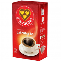 3 Corações Café Torrado E Moído Extra Forte, 500g Vácuo na Amazon