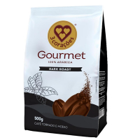 3 Corações Café Torrado Moído Gourmet Dark Roast, 500g na Amazon