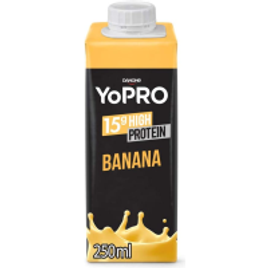 3 Unidades Bebida Lactea com 15g de Proteína Banana YoPRO 250ml na Amazon