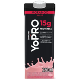 3 Unidades Bebida Láctea com 15g de Proteína Yopro Morango 250ml na Amazon
