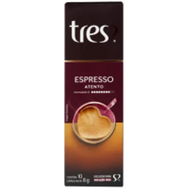3 Unidades Cápsula de Café Espresso Atento Tres 3 Corações - 10 Cápsulas (Total 30 Cápsulas ) na Magazine Luiza