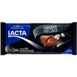3 Unidades Chocolate ao Leite Lacta Diamante Negro 90g na Americanas