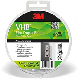 3M Fita Dupla-face 4910 12mmx5m - VHB na Amazon