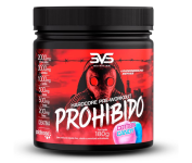 3VS Nutrition Pré Treino Prohibido 180g Sabor Algodão Doce na Amazon